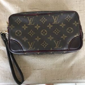 Vintage Custom dyed Louis Vuitton Clutch Wristlet